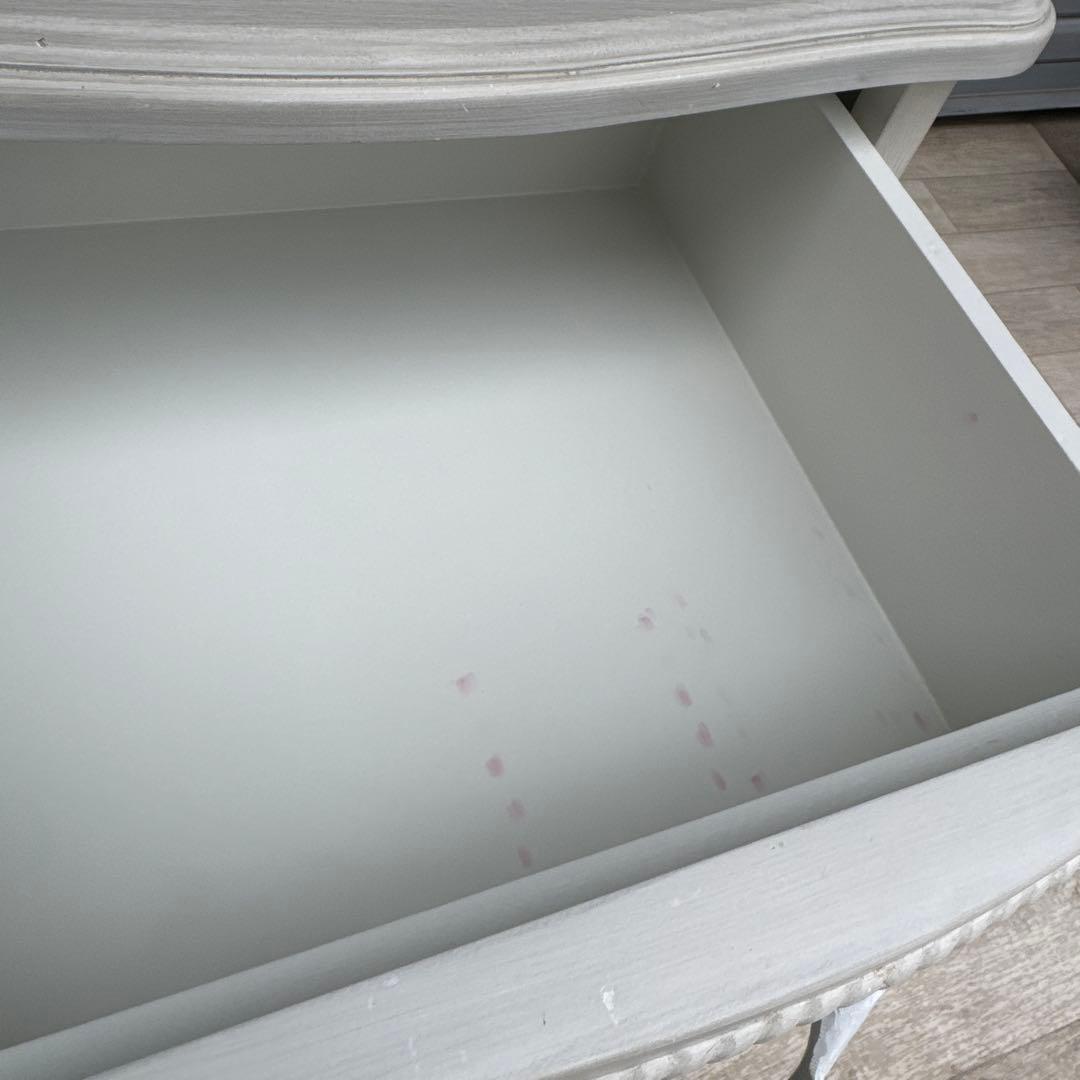 姫家具　テレビボード　フレンチ　白家具　猫脚　アンティーク調