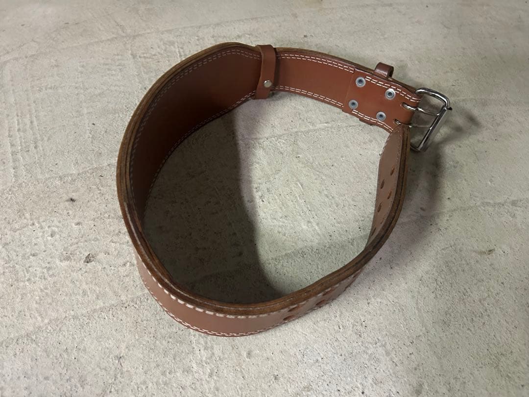 G3324 プロレザーウエイトトレーニングベルト M