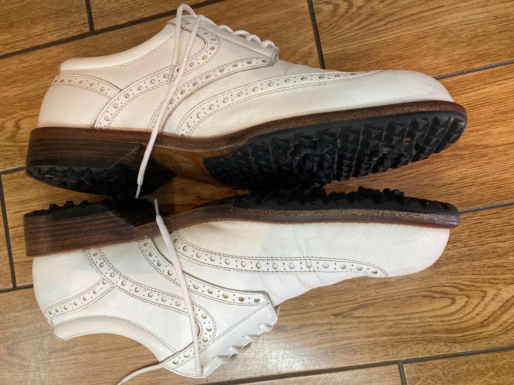 ウォルター・ジェヌイン（Walter Genuin）ゴルフシューズ白25.5