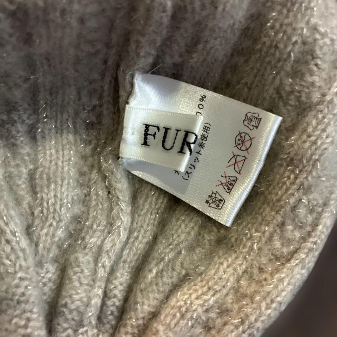ぽこ様⭐︎フルラ　FURLA ニット帽　レディース　カシミヤ100%