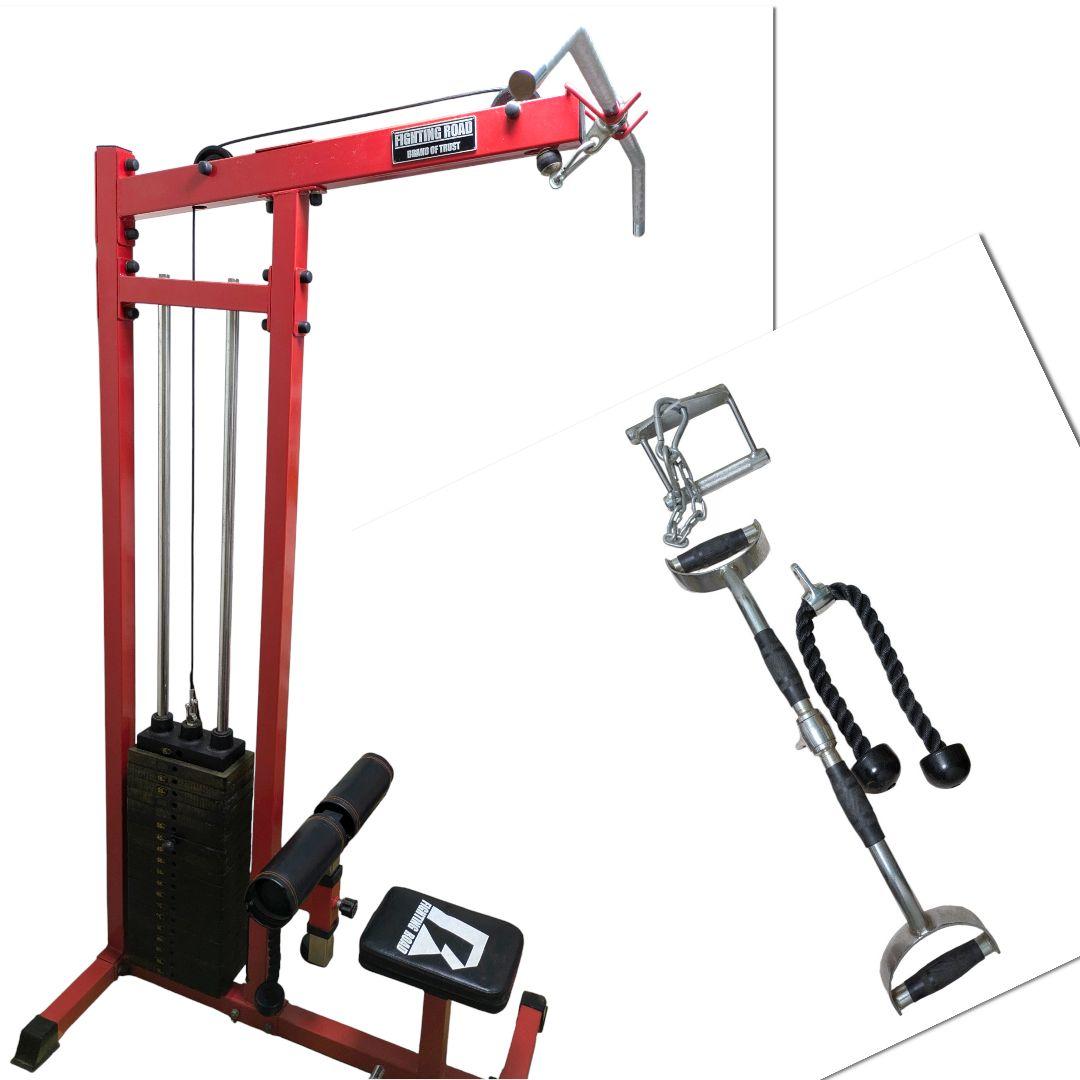 ワイヤー新品 100kg ラットマシン アタッチメント4種 ホームジム 業務用