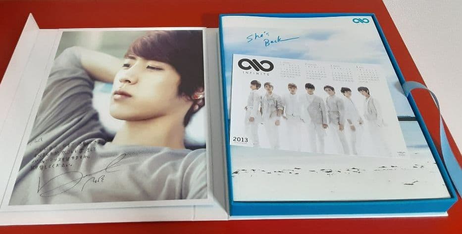 ソンヨル直筆サイン　INFINITE She's back