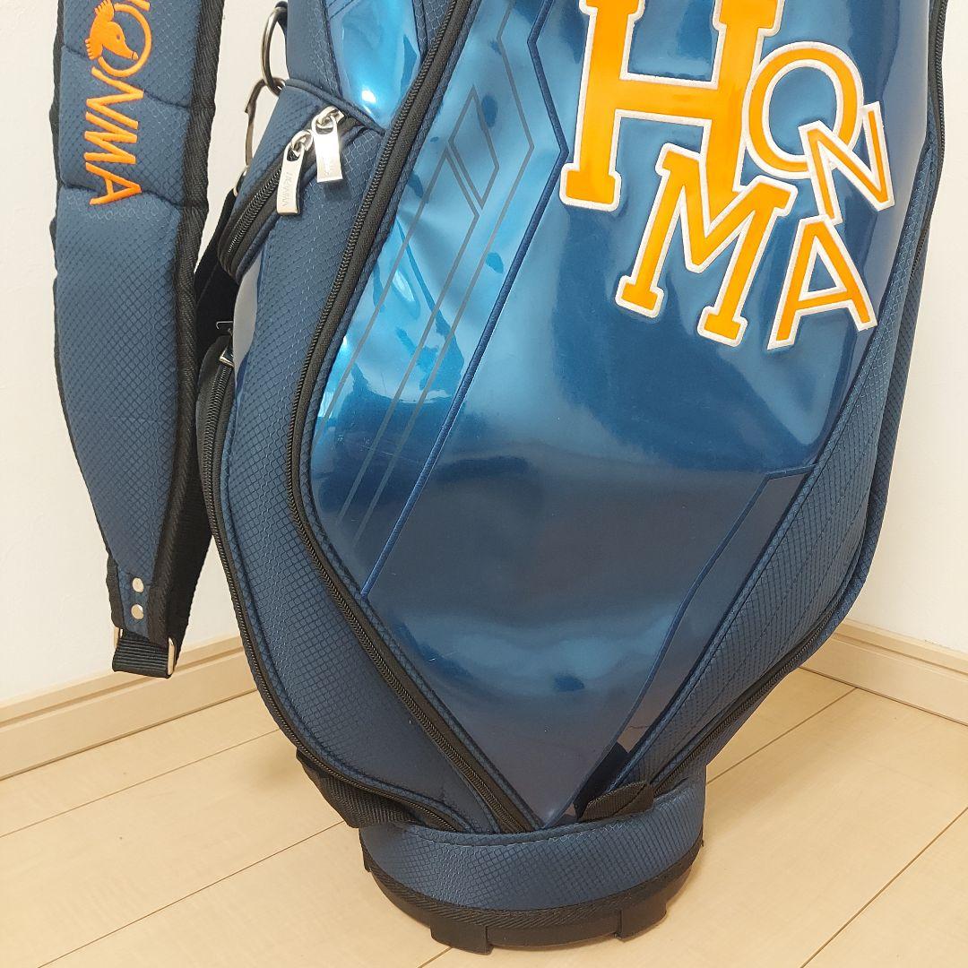 HONMA ホンマ キャディバッグ ネイビー/オレンジ ★美品