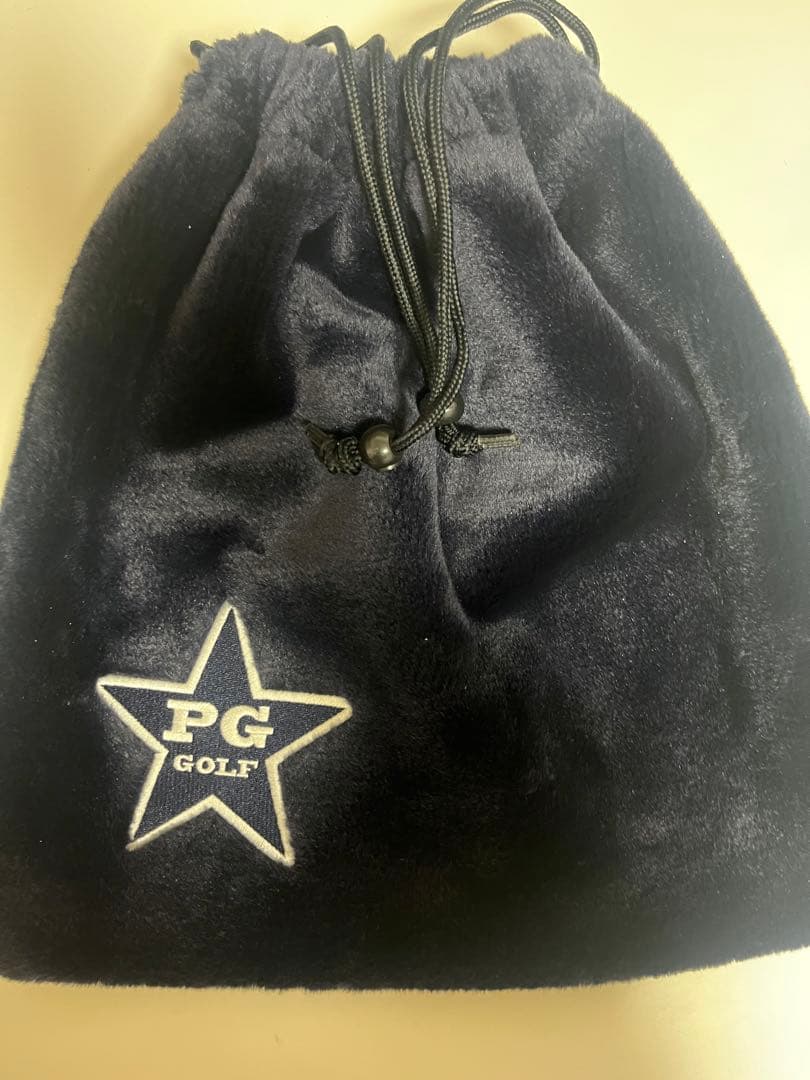 極美品　パーリーゲイツ ボアシューズケース　 ネイビー