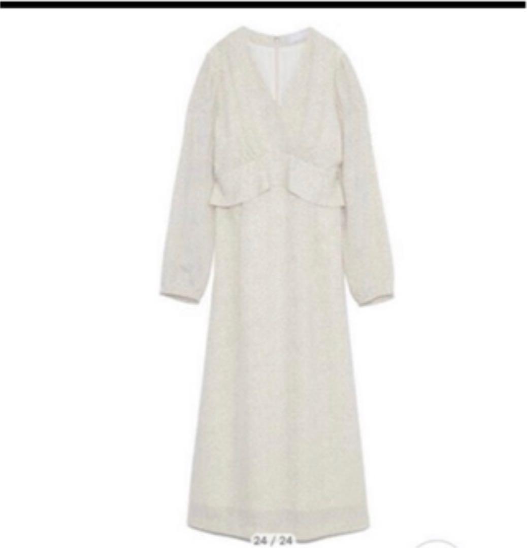 セルフォード　ドット柄ワンピース