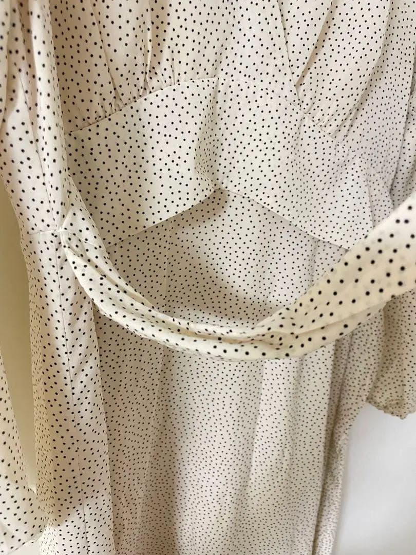 セルフォード　ドット柄ワンピース