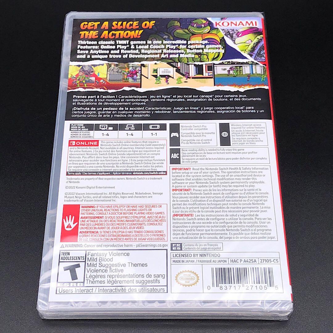 ミュータント ニンジャ タートルズ カワバンガ コレクション switch