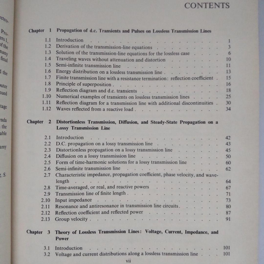 洋書 Transmission Lines and Electromagnetic