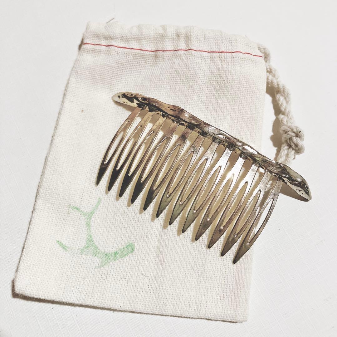 PLUIE ネイキッドショートコーム　シルバー　プリュイ