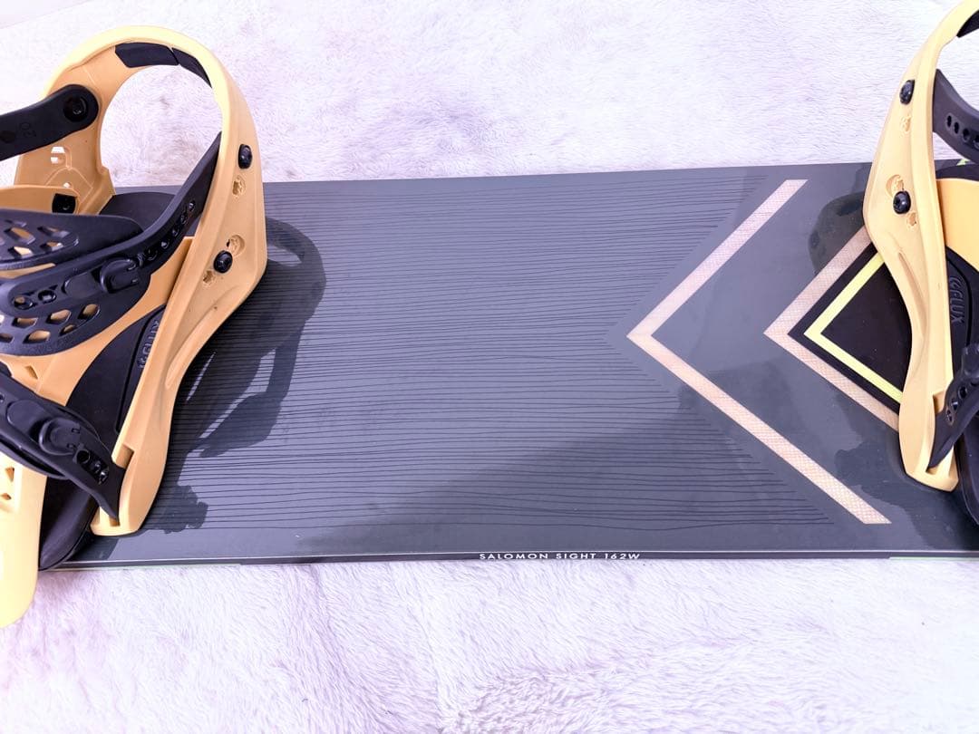 超美品 SALOMON SIGHT162W FLUXPR ケース付 送料込即発送