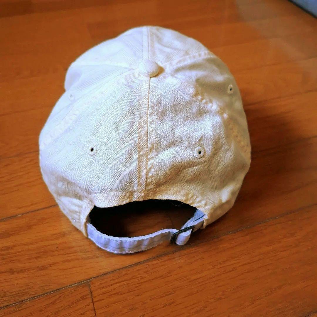 NIKE 00sヴィンテージテニスキャップ コートロゴ刺繍クリームイエロー