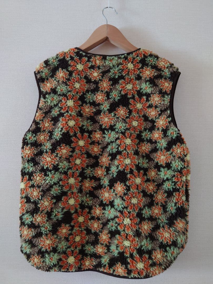 BEAMS BOY ビームスボーイ ジャカード ボア プルオーバー ベスト　花柄