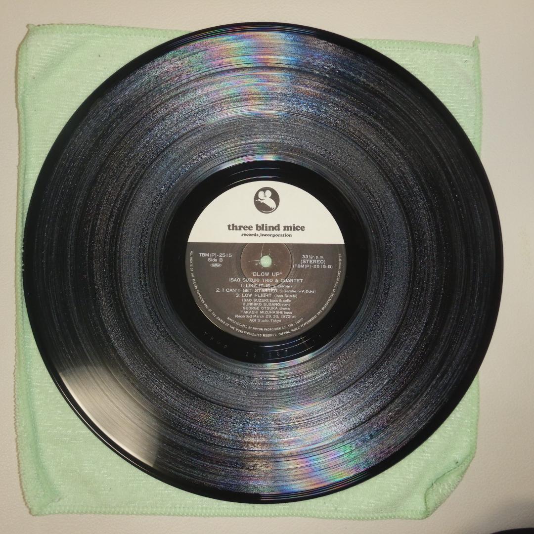 H*i様 【LP】美盤　ISAO SUZUKI TRIO QUARTET BLO