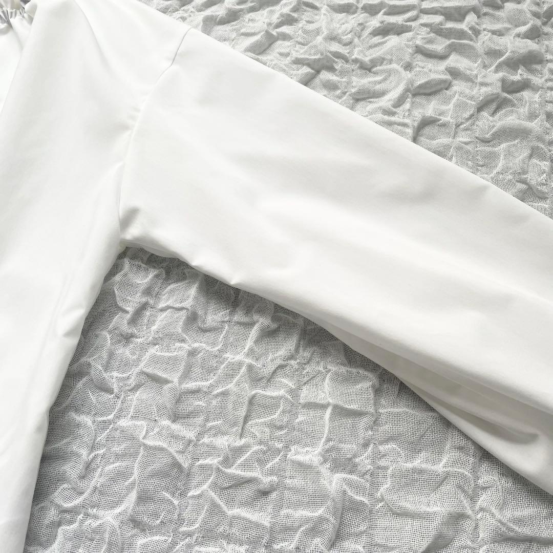 【1度着用のみ美品】ノーリーズ フリル衿シャツ 25年モデル ブラウス ボウタイ