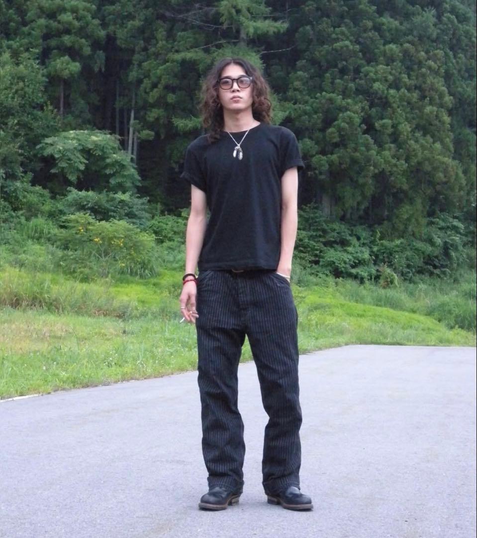 Schott ヒッコリーデニム ブラック