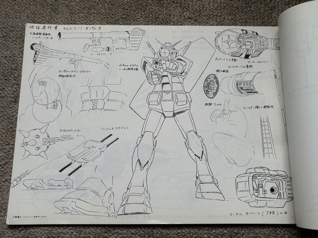 機動戦士ガンダム メカ設定集　モビルスーツ、モビルアーマー設定集