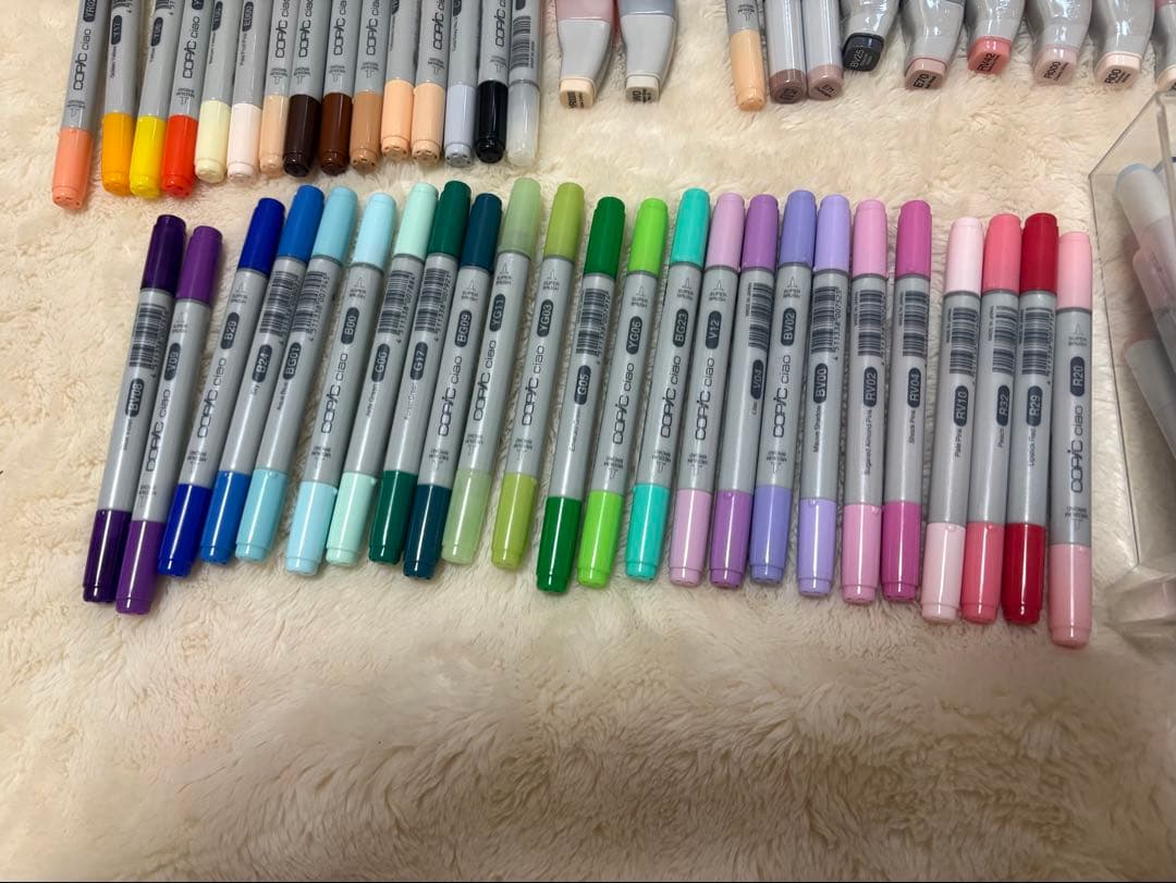 青枠内は新品　コピック　まとめ売り　バリオスインク13本＋チャオ＋スケッチ