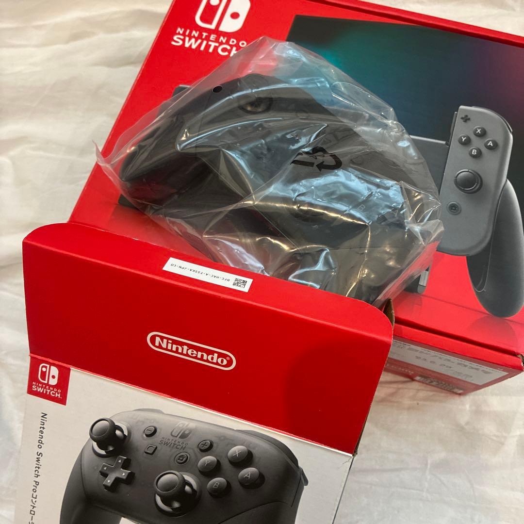 Nintendo Switch Joy-Con L R グレー 新品同様美品