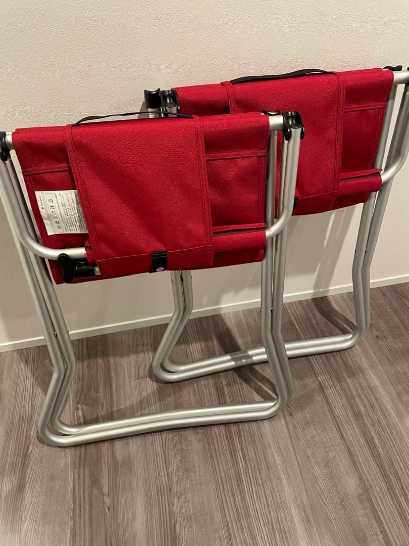 【新品 未使用】 peak FDチェアワイド RD LV-077RD