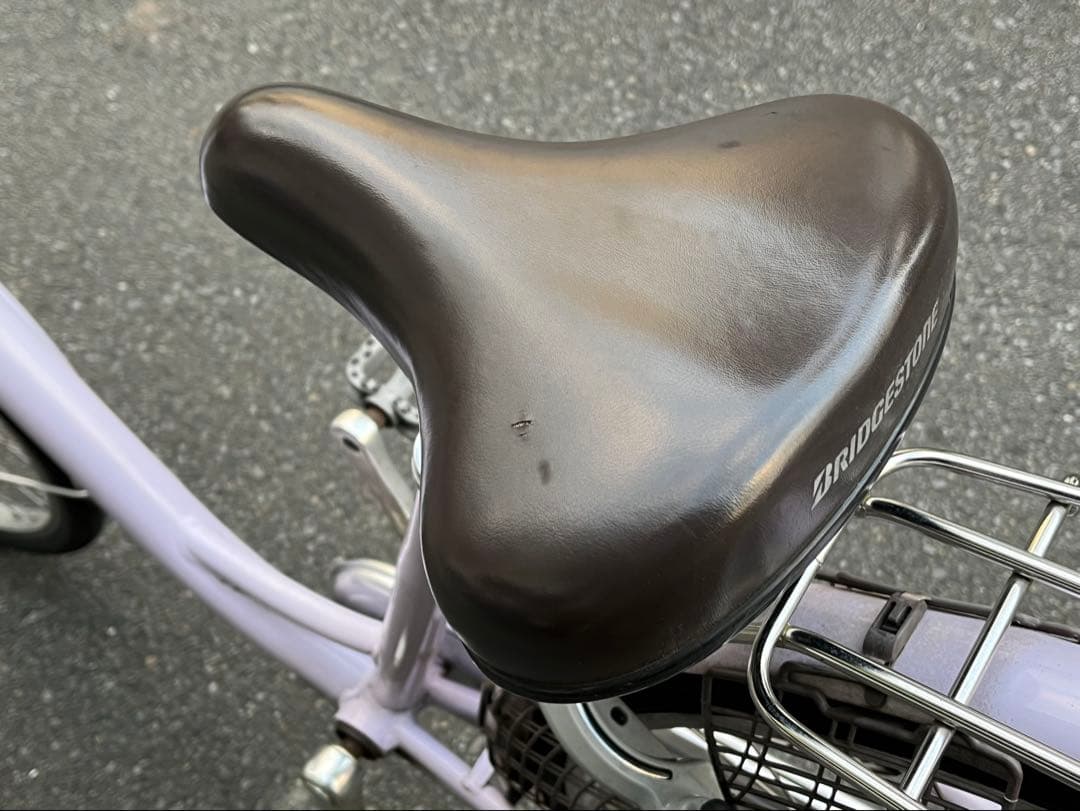 は*な様 中古美品ブリヂストン軽量アルミ自転車〓26インチ★チェーンケース新品※