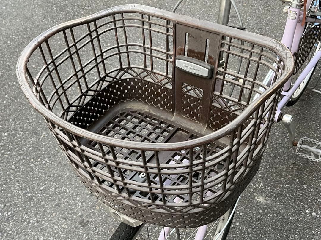 は*な様 中古美品ブリヂストン軽量アルミ自転車〓26インチ★チェーンケース新品※