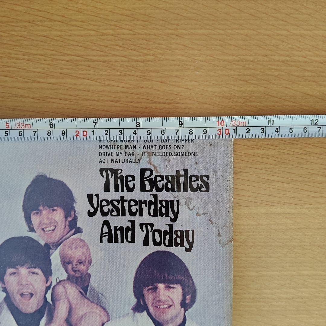 値下げしました！ブッチャーカバー当時物の貼る表紙ビートルズ額縁入り