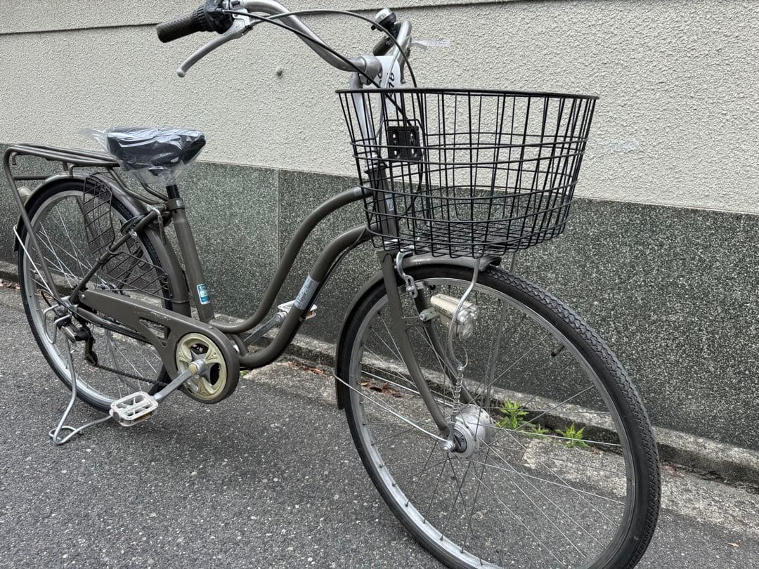 296番　全車両格安販売‼️ 26インチ 変速付き　オートライト　シティサイクル