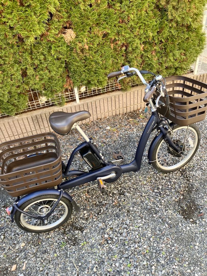 【引取り希望】ブリヂストン 電動アシスト三輪自転車ラクットワゴン 2025年購入