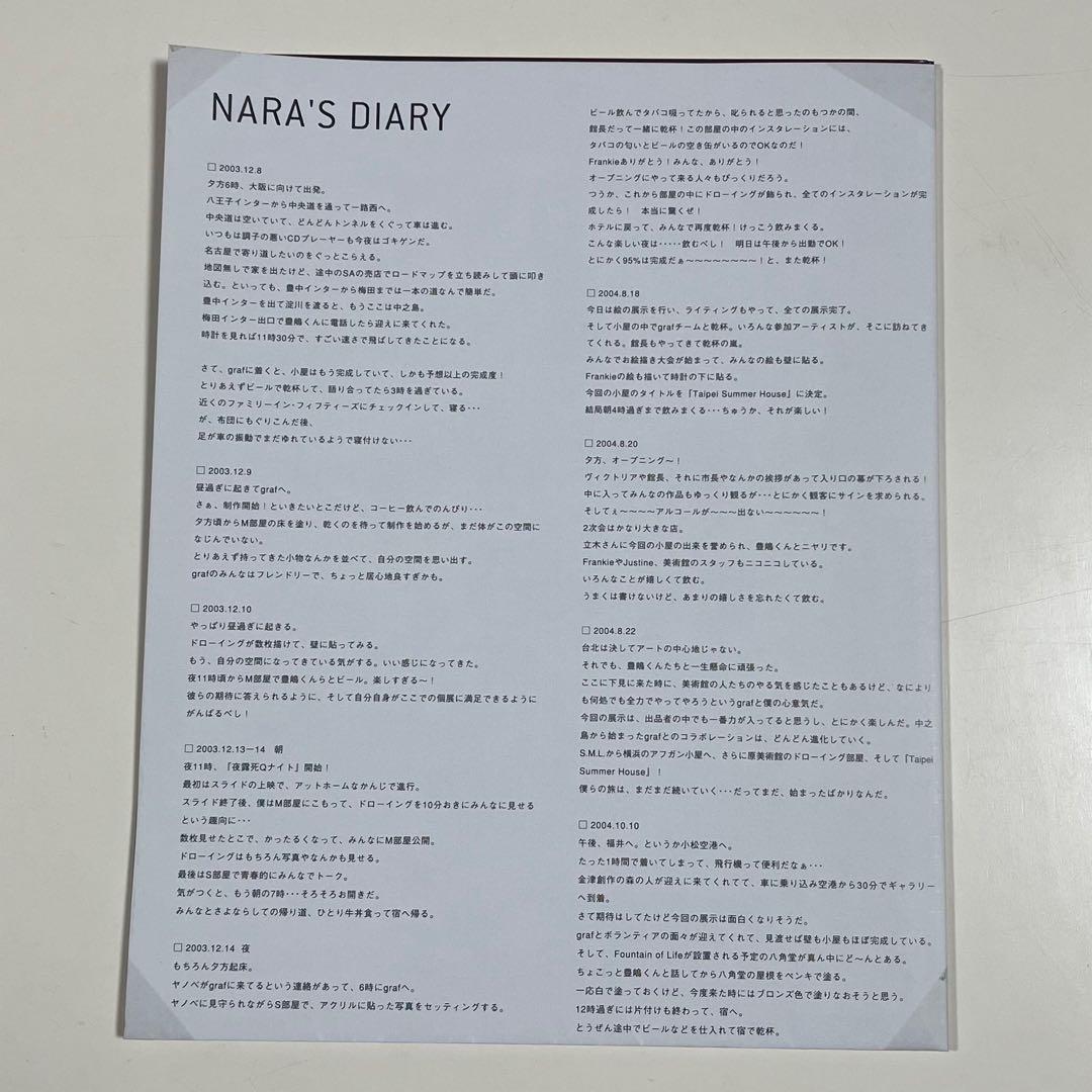 奈良美智 AtoZ 作品集　パンフ　サイン入 ポスター付