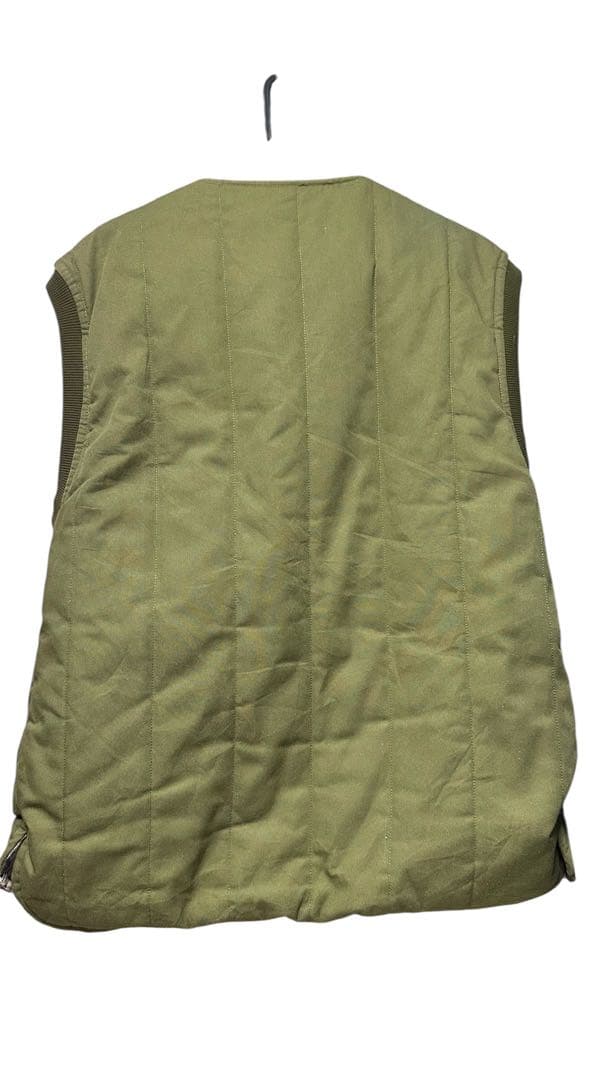 Barbour キルティングベスト カーキ