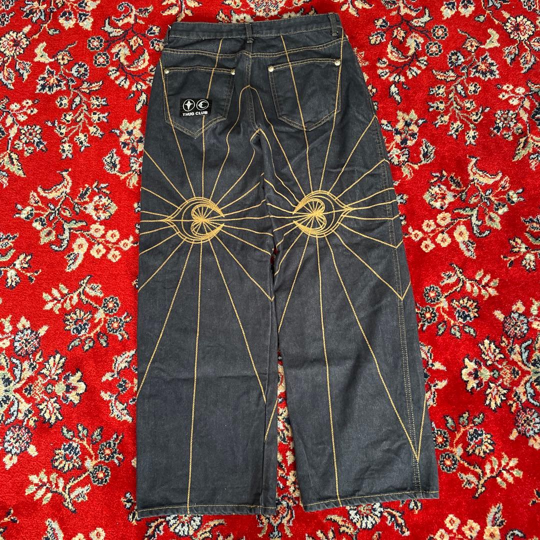 パンツ thug club TC RISE DENIM EMB PANTS