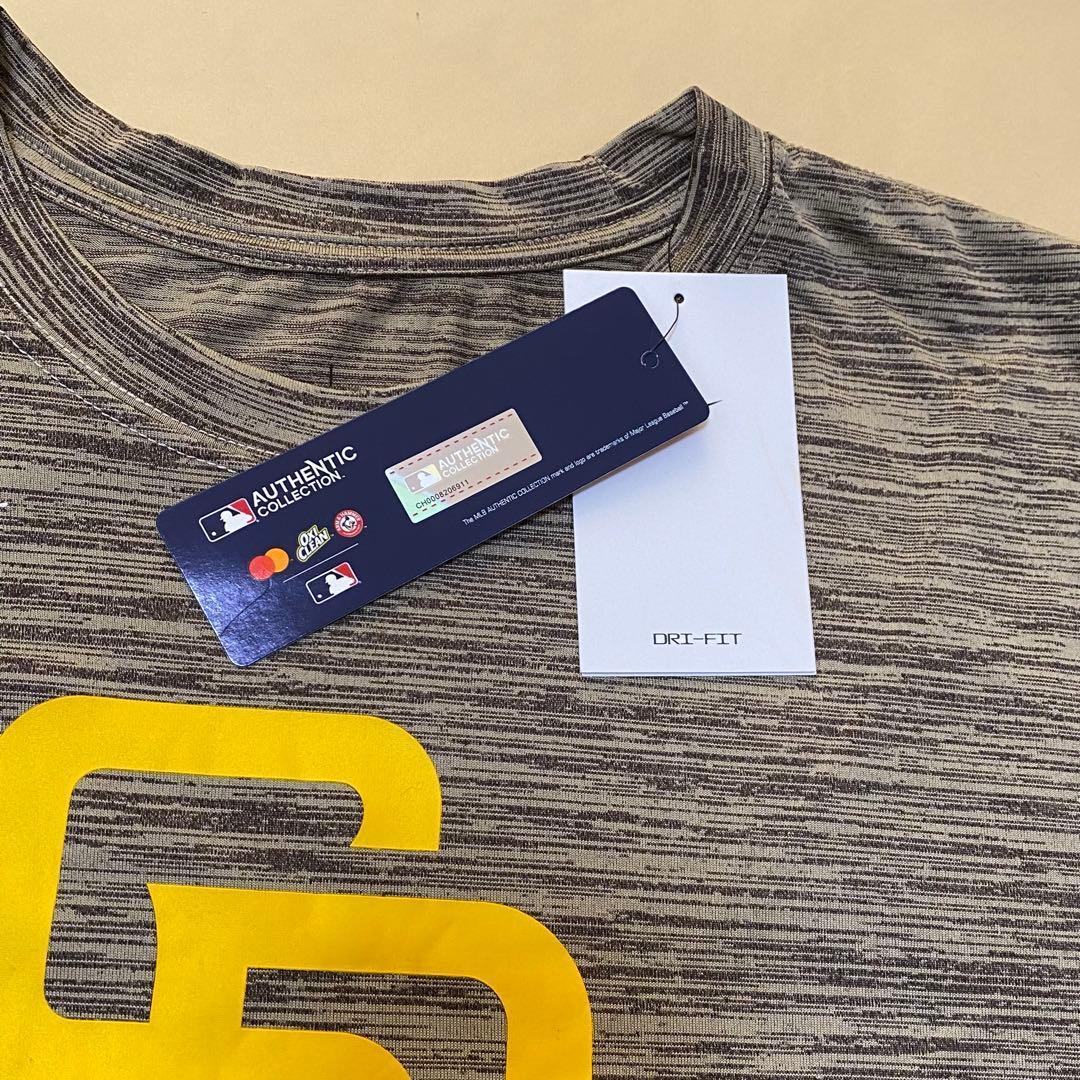 ナイキ　パドレス　Lオーセンティック　ドライTシャツ　タティスダルビッシュ