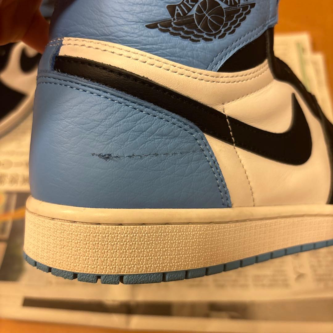 ナイキエアジョーダン1 OG \"University Blue/UNC Toe\"