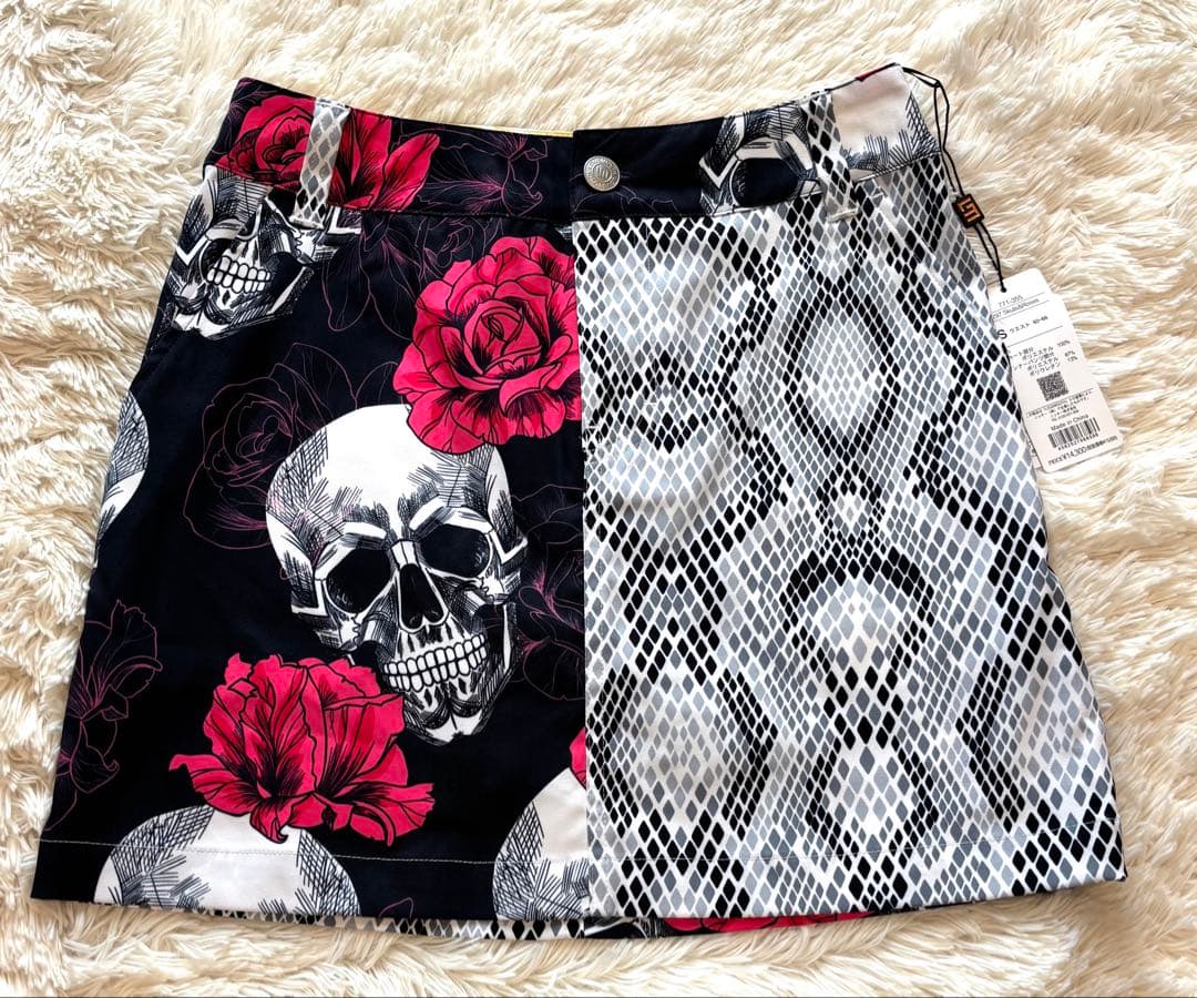 【新品タグ付】ラウドマウス Loudmouth スカル 薔薇 ゴルフウェアセット
