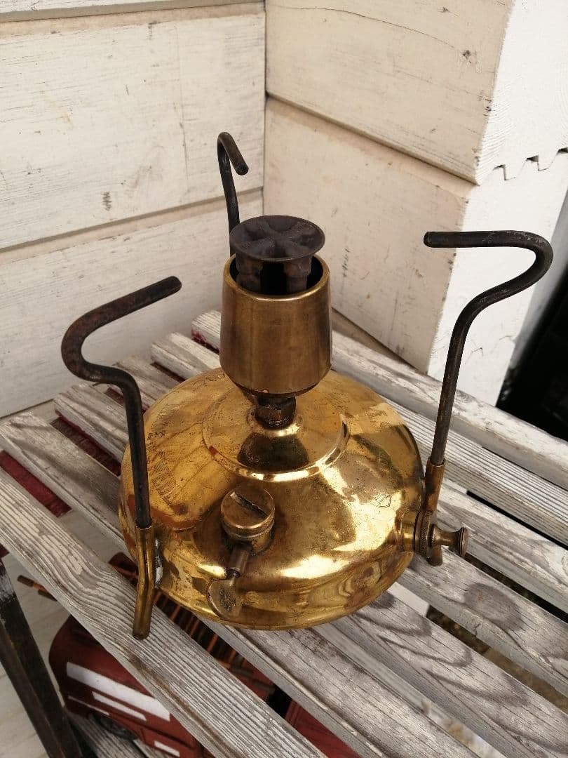 真鍮製のSVEA106　シングルバーナー　 フレームリング欠品