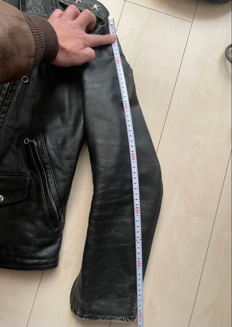 50s ビンテージ　レザーライダースジャケット