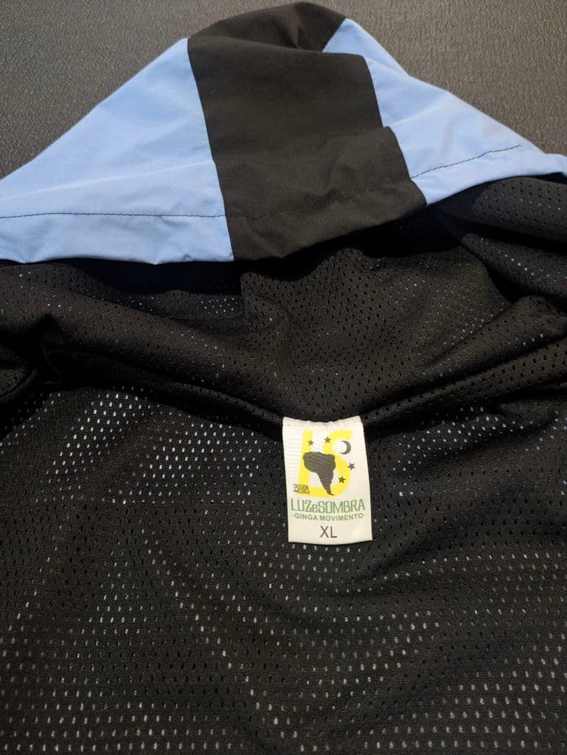 LUZeSOMBRA　フード付きジャケット XL 黒/水色