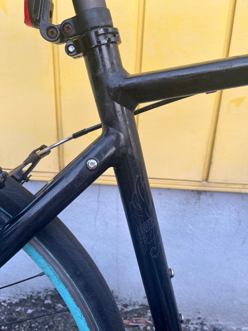 【けんいちせ】Bianchi ROMA 4 クロスバイク ブラック アルミ