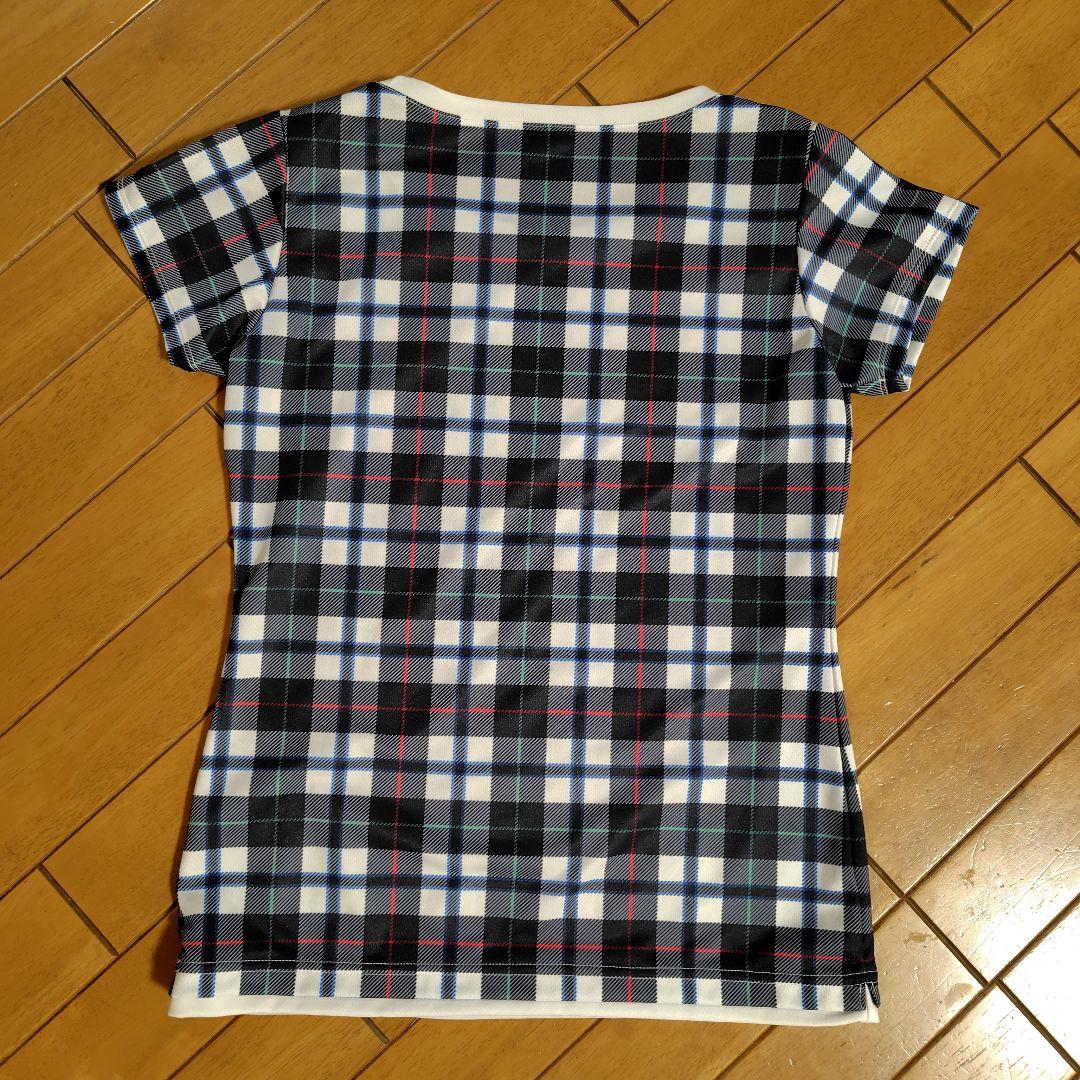 バボラレディースチェック柄テニスウェア セットアップ