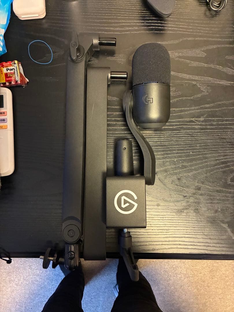 yetigxダイナミックマイク elgatoマイクアーム