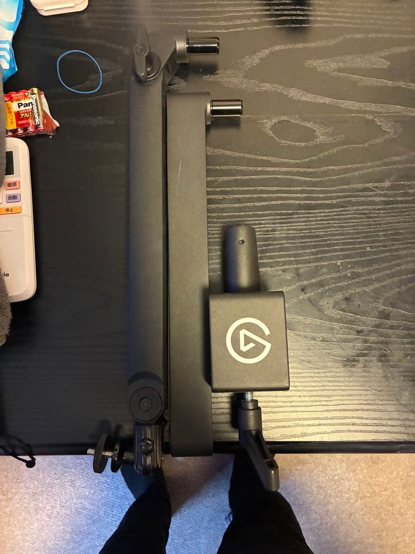 yetigxダイナミックマイク elgatoマイクアーム