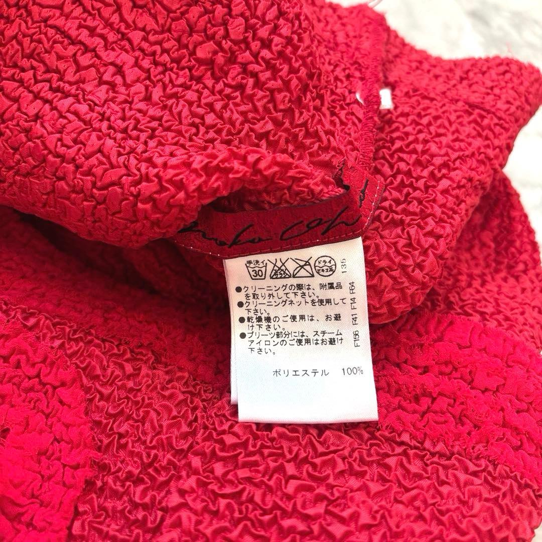 NOKO OHNO ノコオーノ プリーツ ジャケット 赤 40