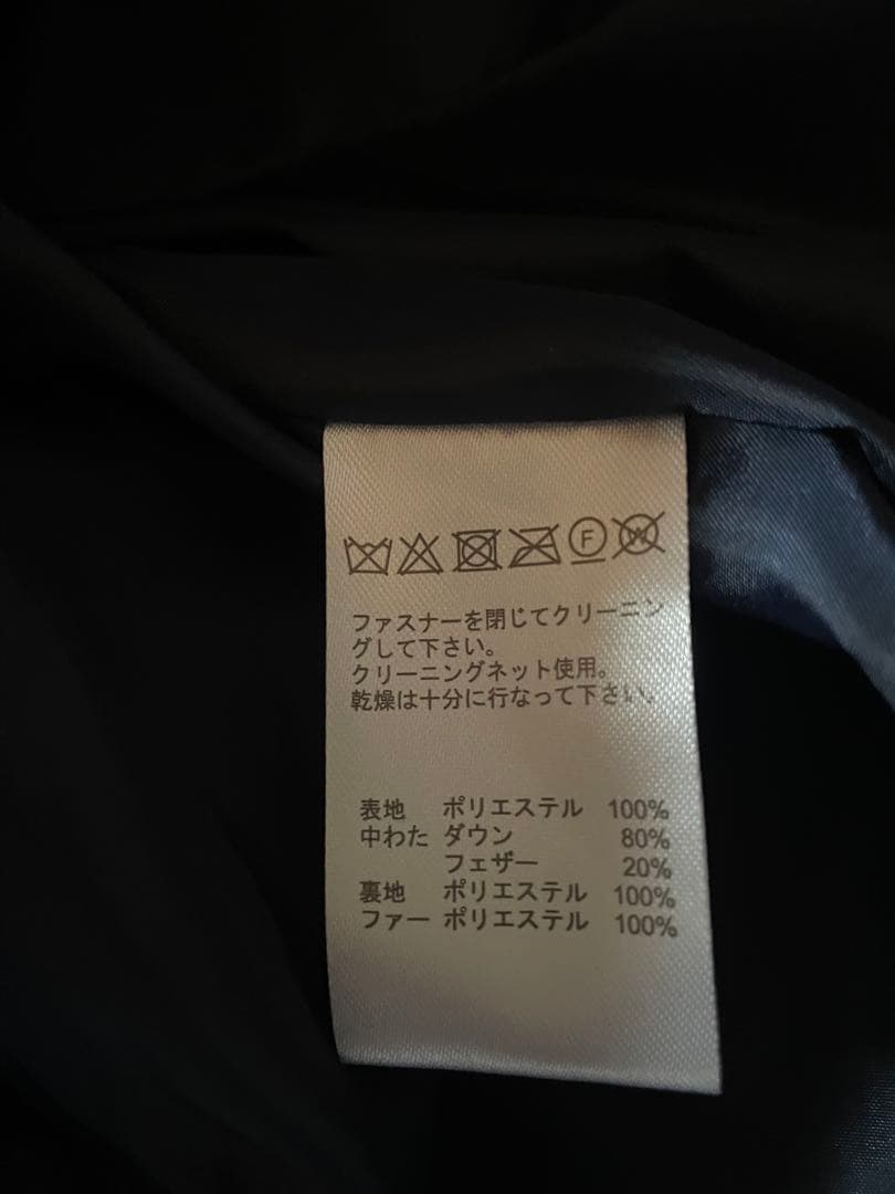 FILA GOLF ネイビー　フィラゴルフ　フード付きジャケット L ブラック