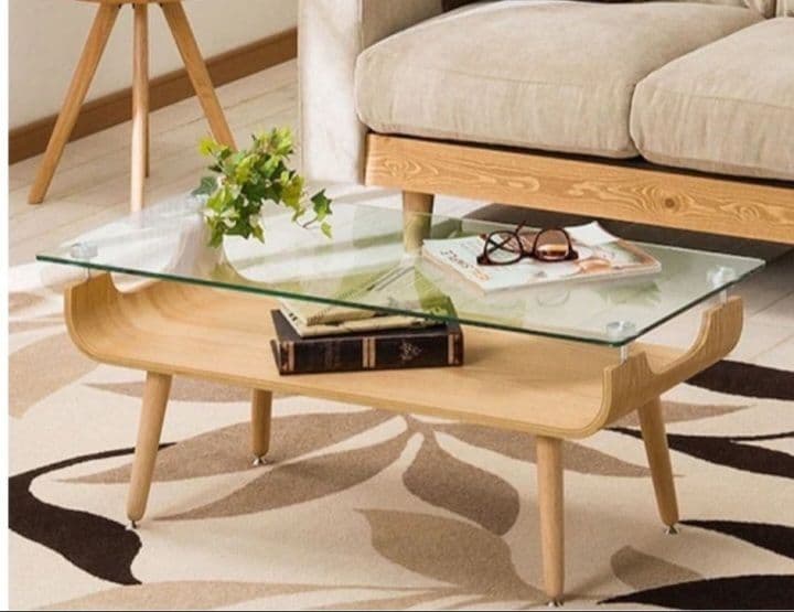 ニトリ センターテーブル ノルディック2 9645 ナチュラル ローテーブル