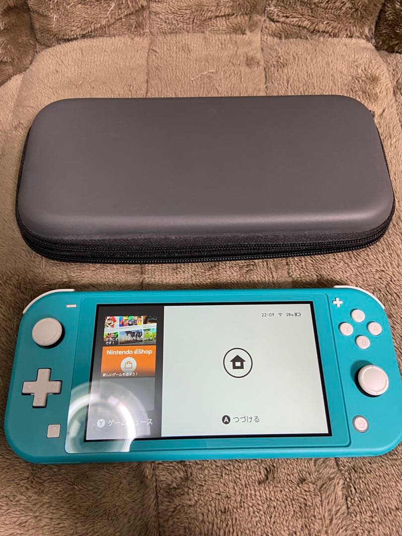 Nintendo Switch Lite ターコイズ 本体　ケース付き