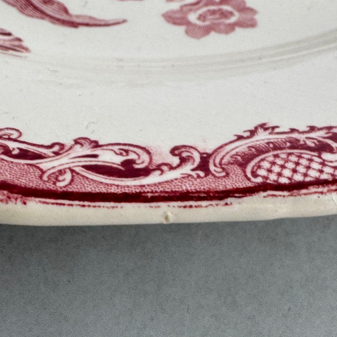 ③美品　フランスアンティーク　サルグミンヌ　Fontanges ディナープレート