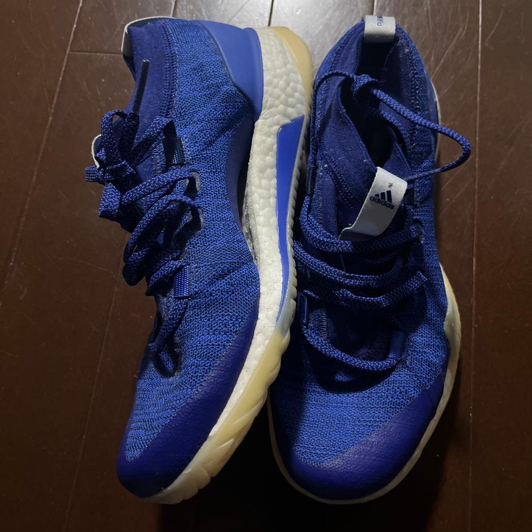 adidas PUREBOOST X ブルー シューズ　25センチ