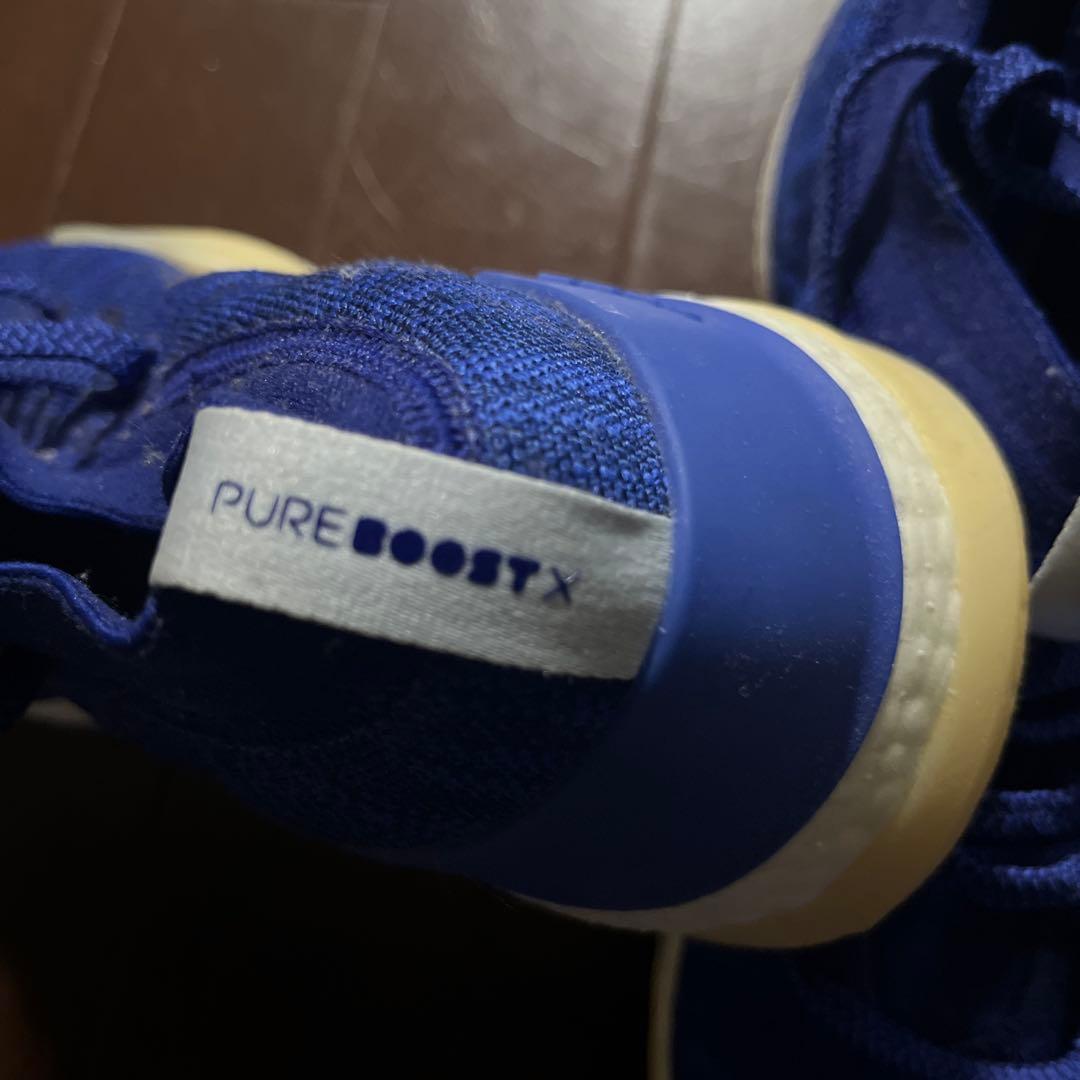 adidas PUREBOOST X ブルー シューズ　25センチ