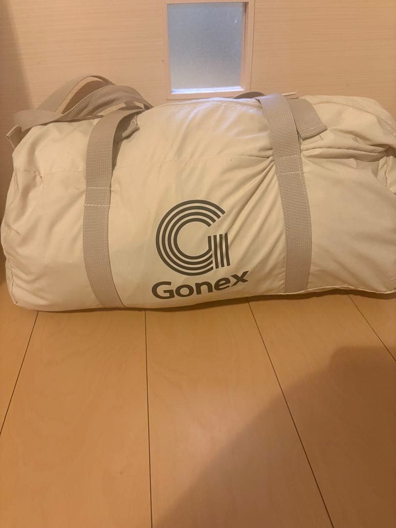 Gonex ワンポールTCテント 煙突穴付き 焚火可 ティピーテント ソロテント