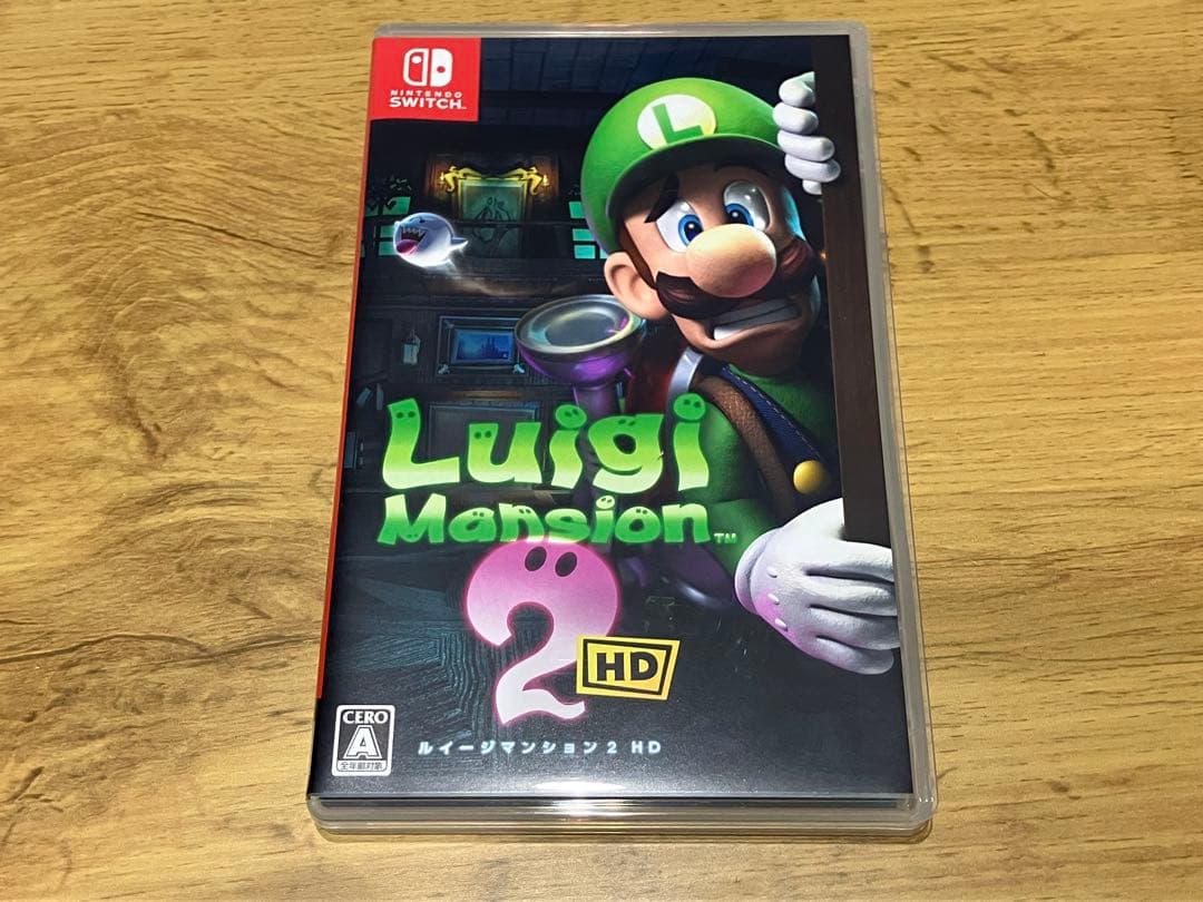 Nintendo Switch 青/赤 本体　ルイージマンション2ソフト付き